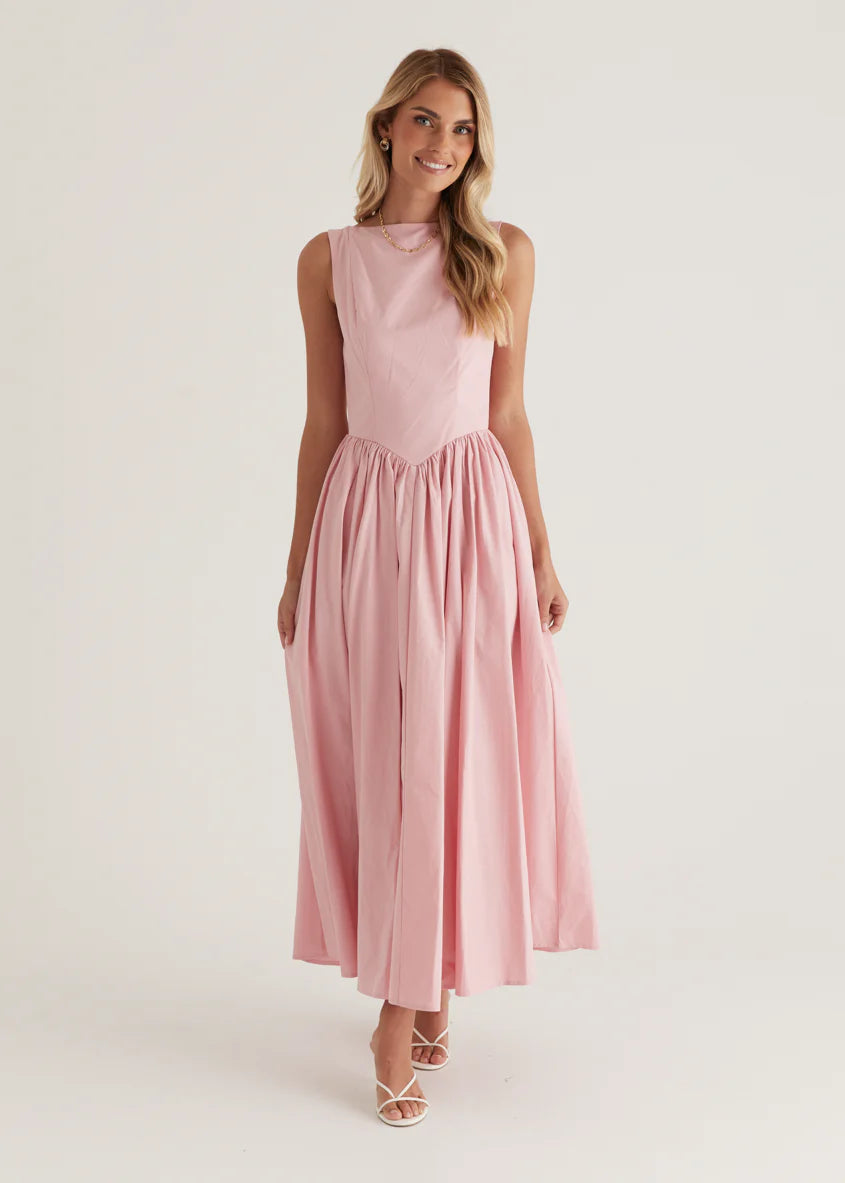 Bessie Maxi Dress - Pink