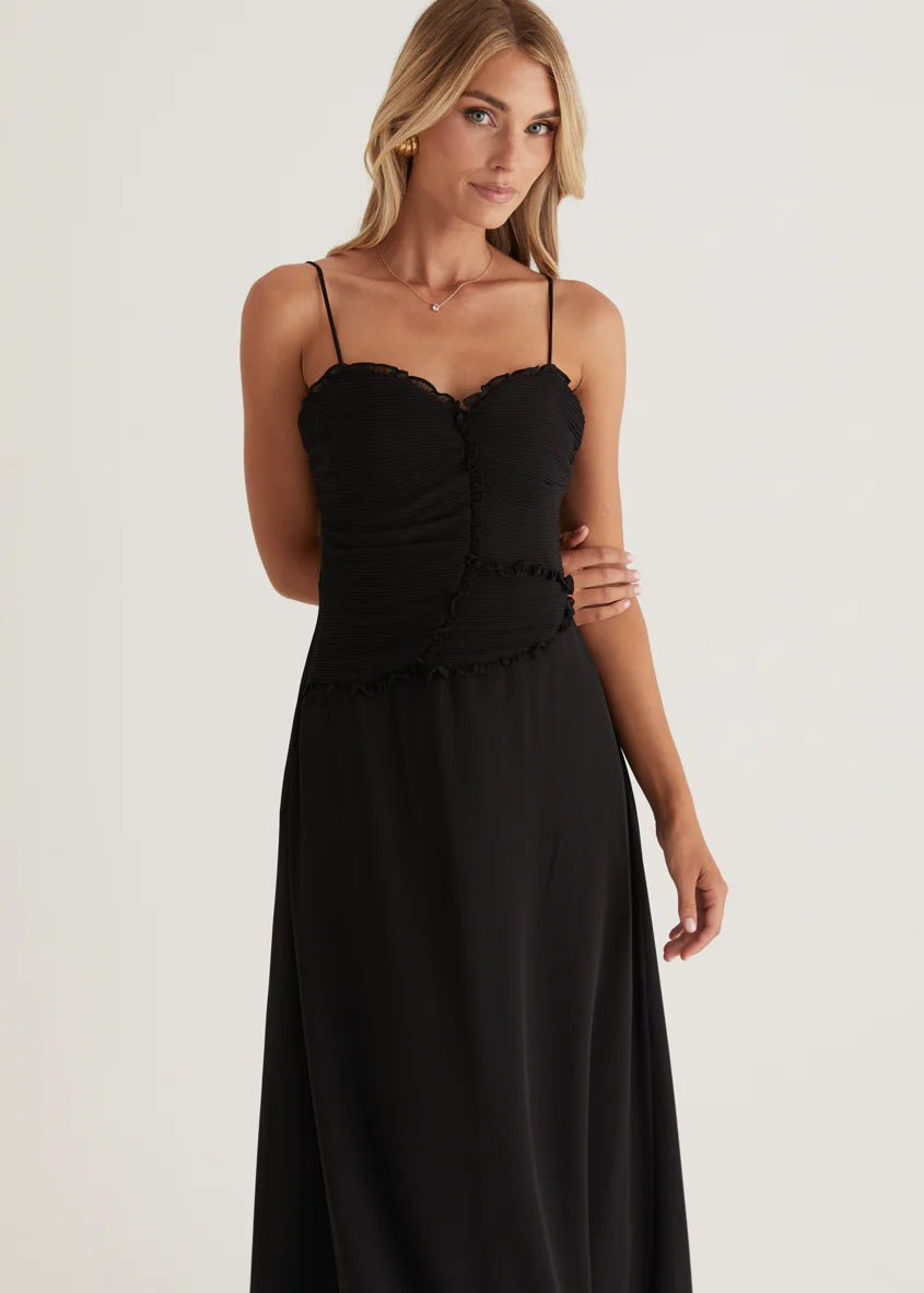Kimmy Maxi Dress - Black