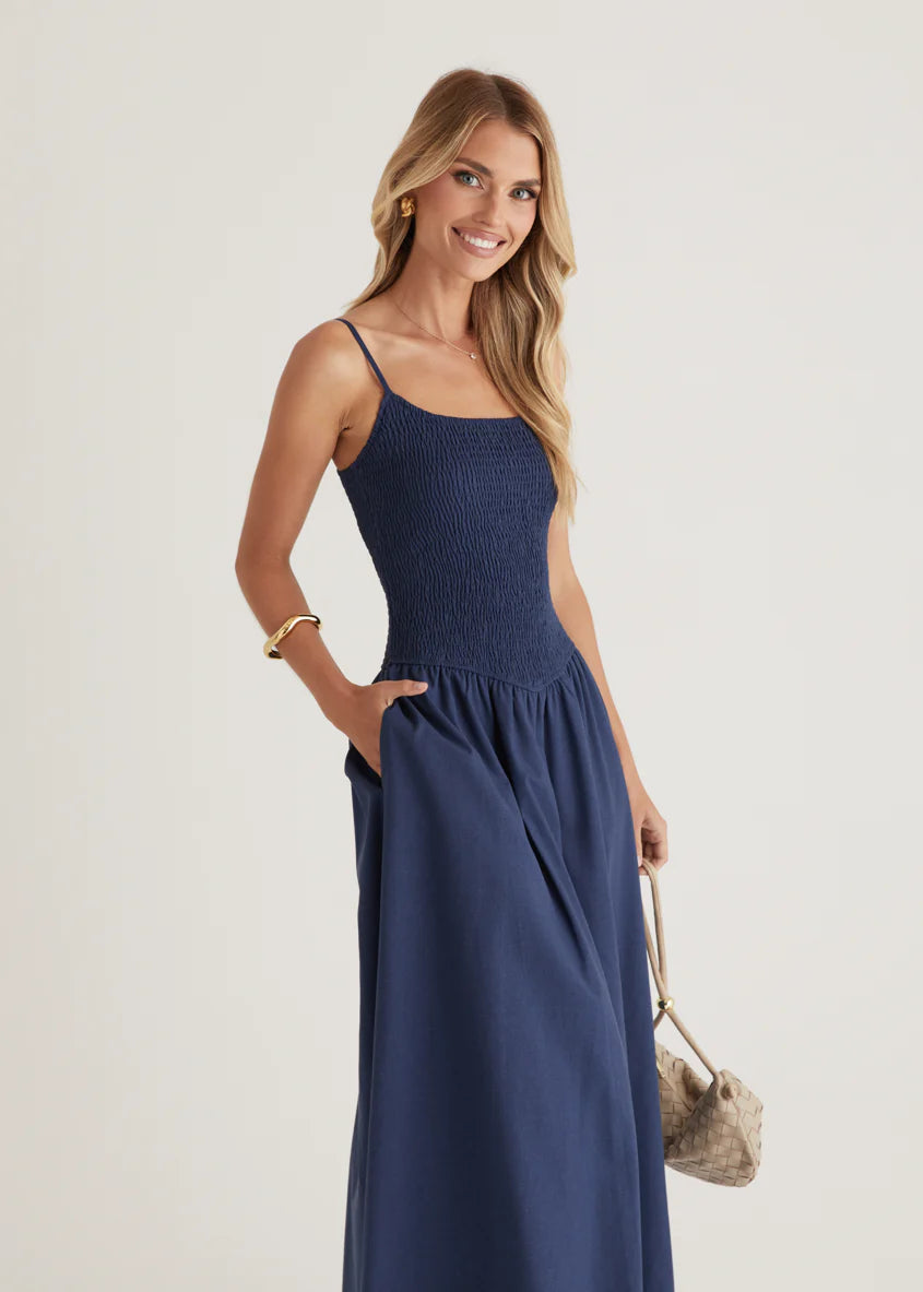 Skye Maxi Dress - Navy