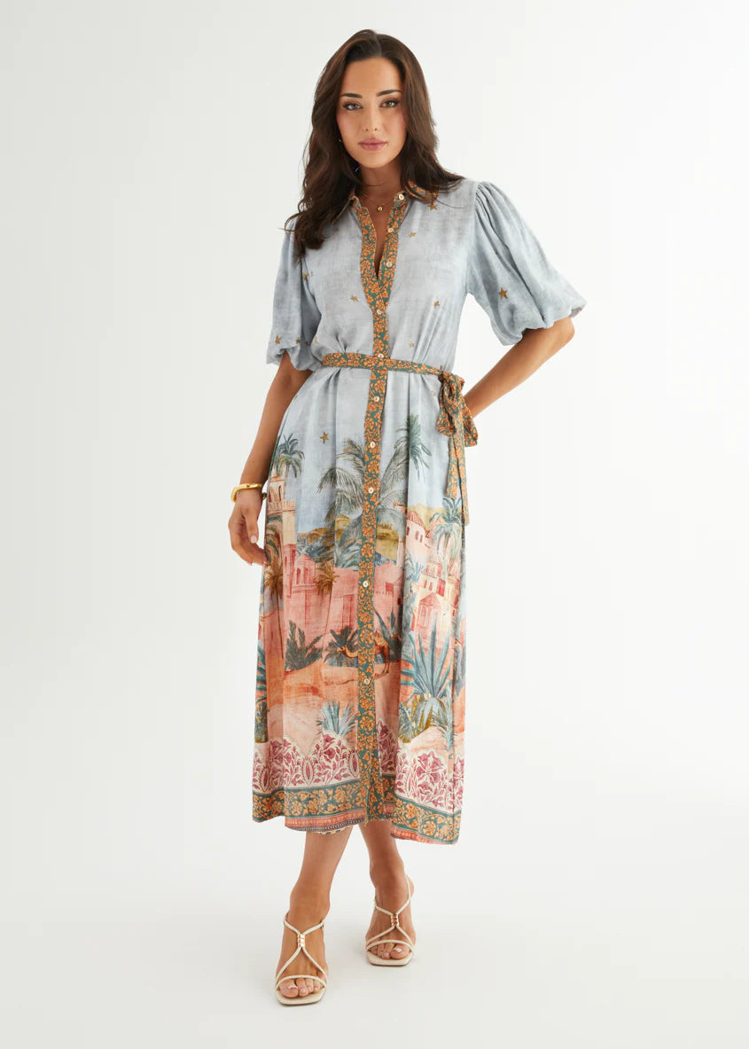 Arabella Maxi Dress - Desert Mirage