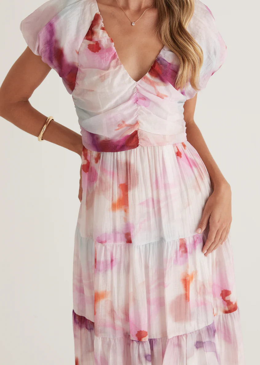 Sahnee Maxi Dress - Pink Haze