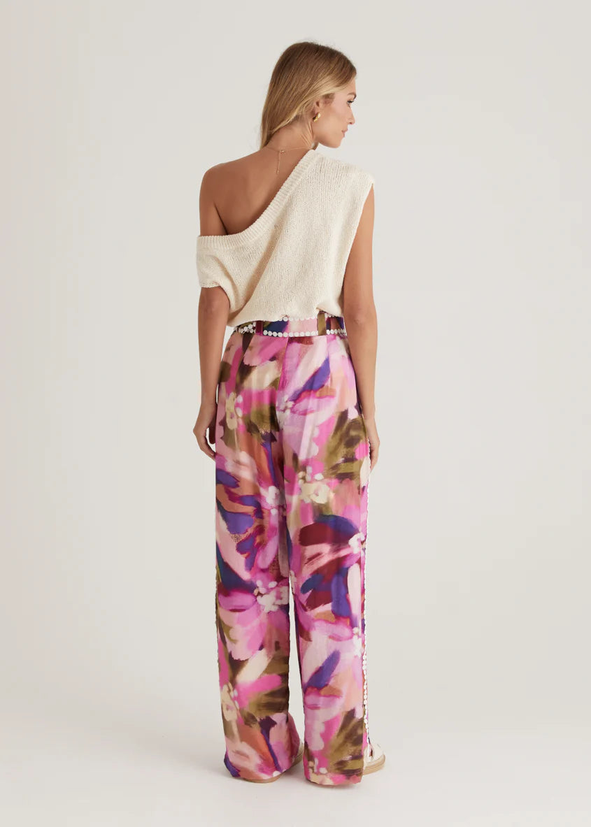 Sariyah Pants - Orchid Floral