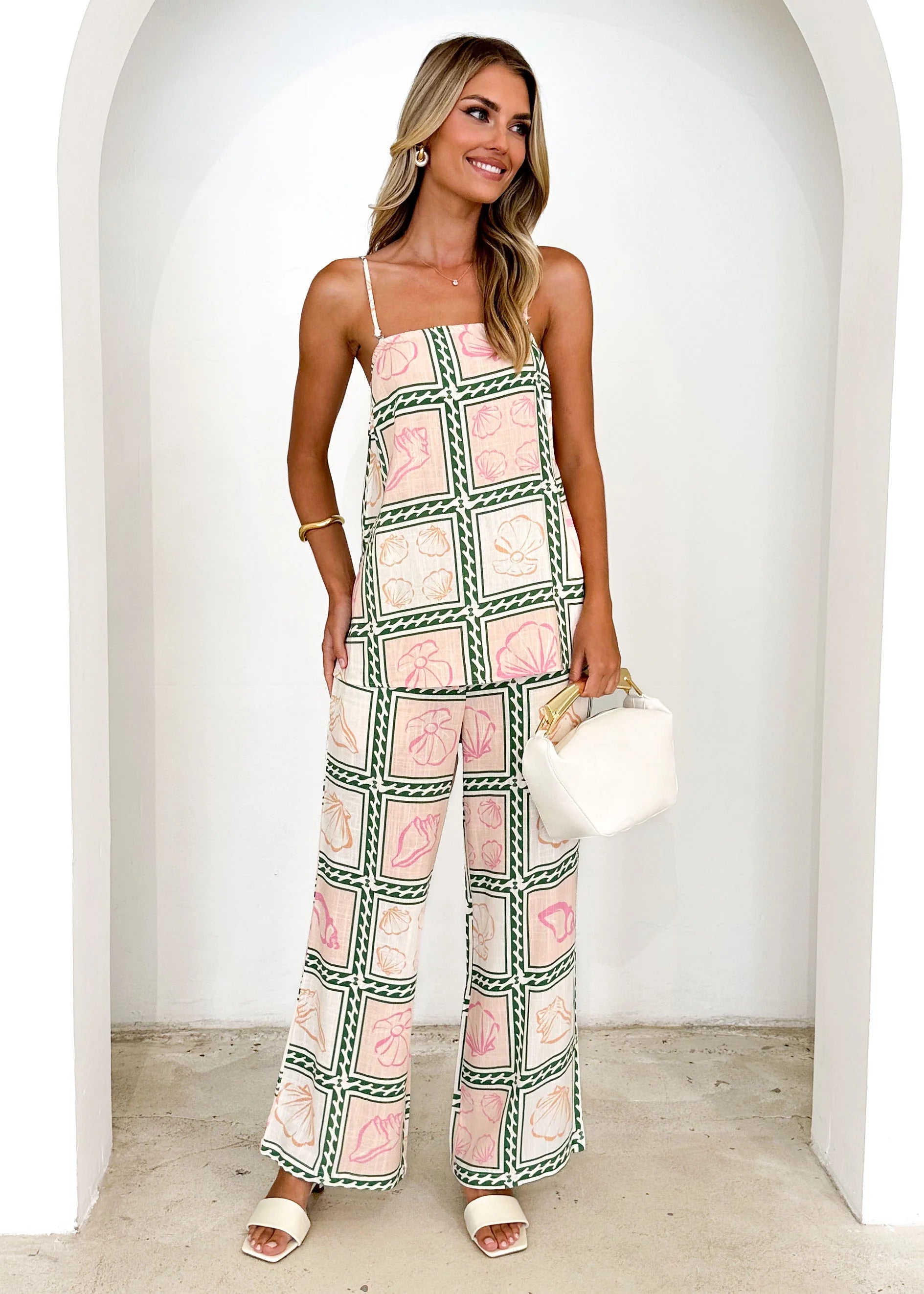 Lulu Top - Coastal Green