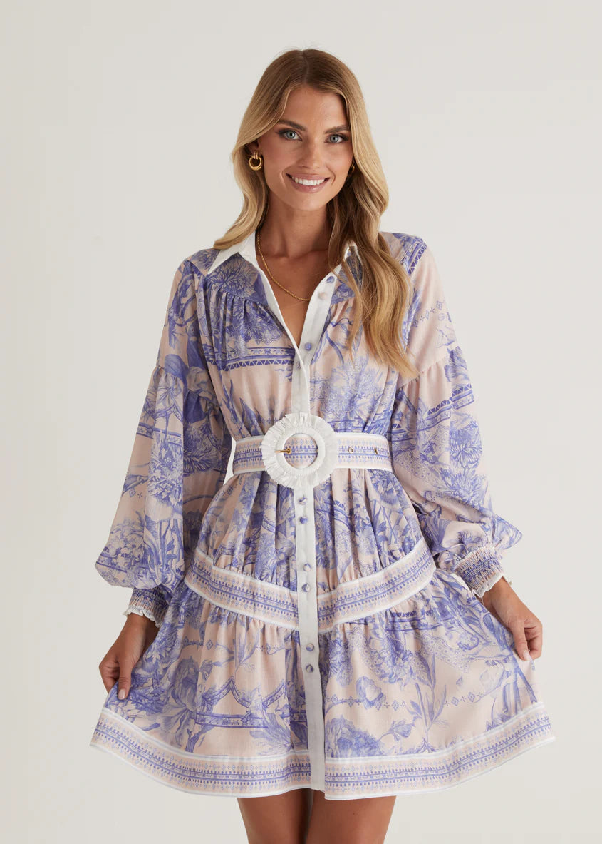 Marietta Dress - Porcelain