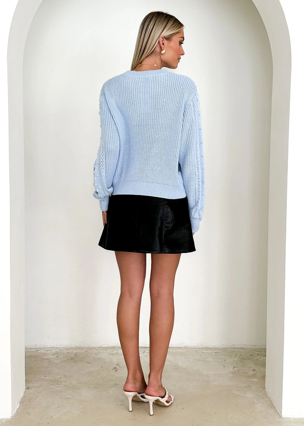 Elyse Sweater - Powder Blue