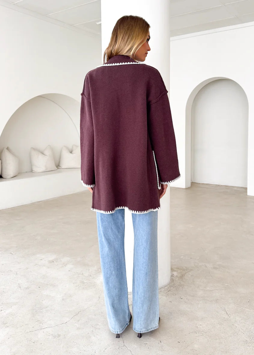 Harlo Cardigan - Espresso