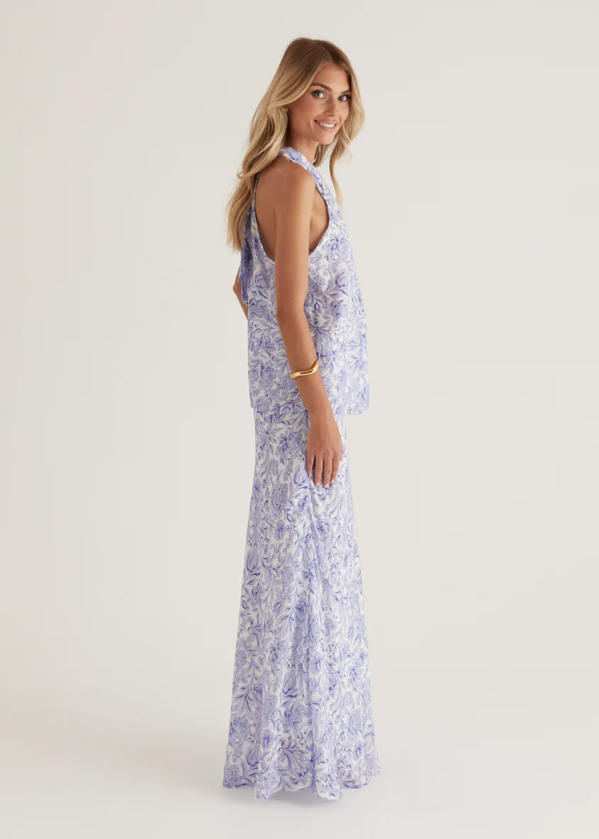 Tammy Top - Blue Floral