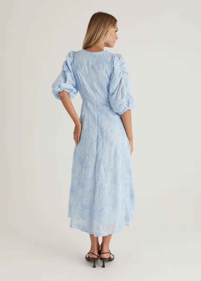 Bayside Midi Dress - Powder Blue