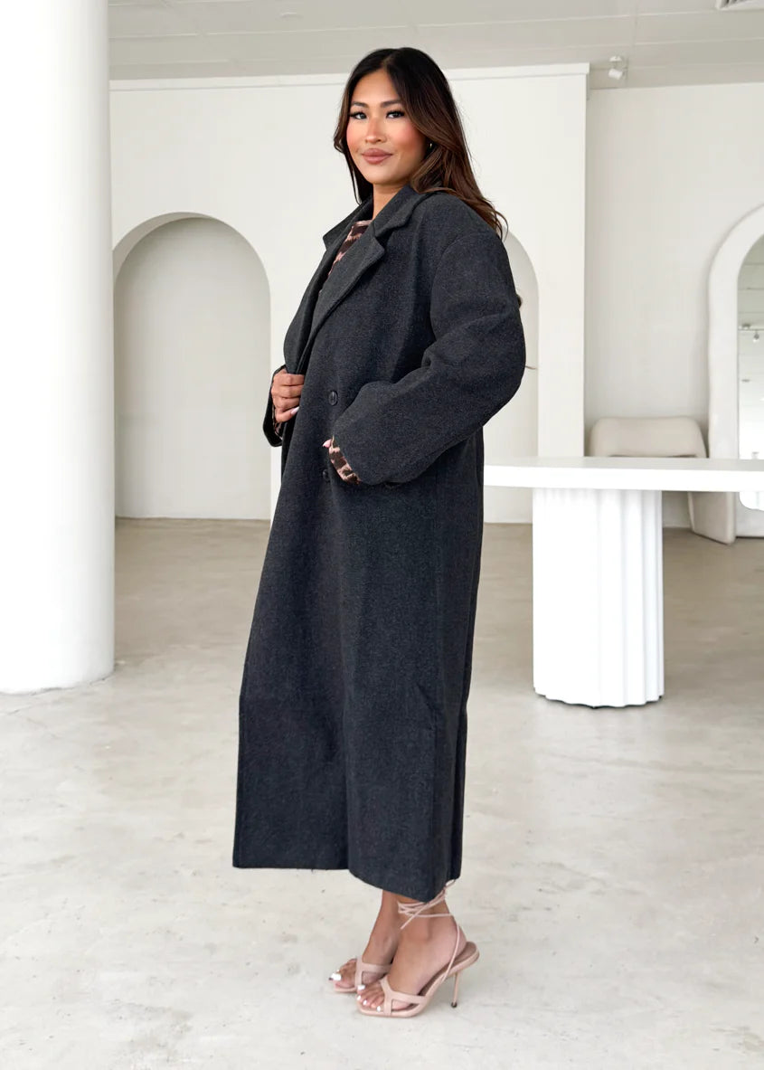 Mayfield Coat - Charcoal