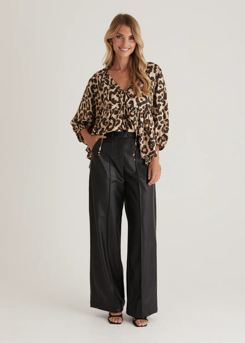 Rodeo Blouse - Leopard