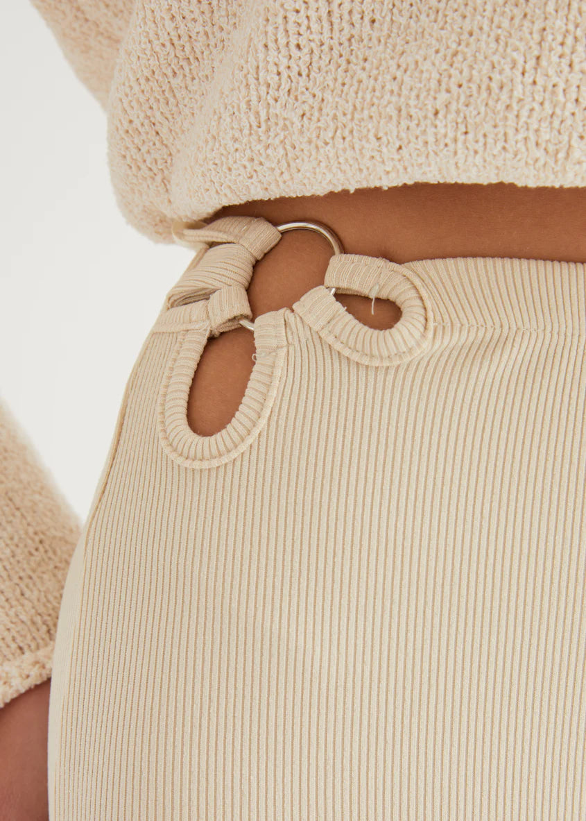 Nobody Knows Flare Pants - Beige