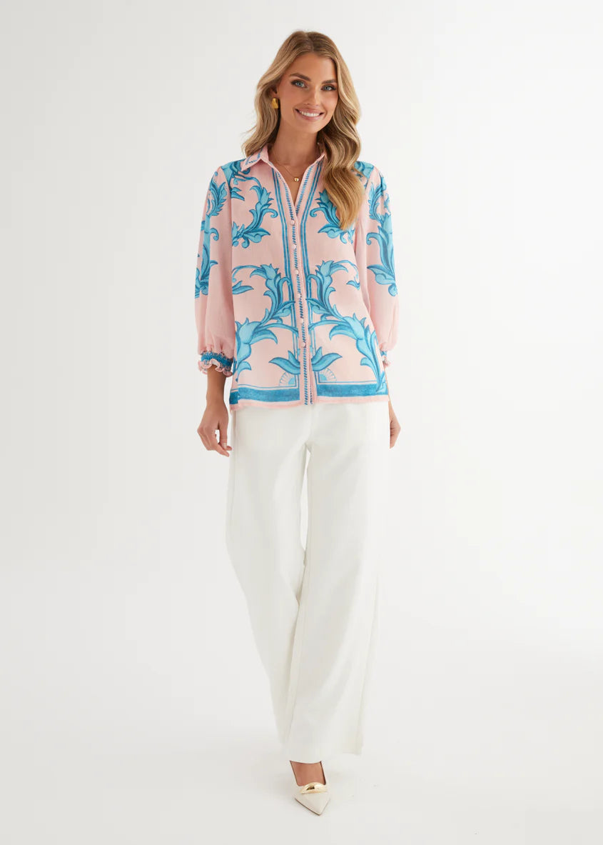 Bailee Shirt - Pink Zayna