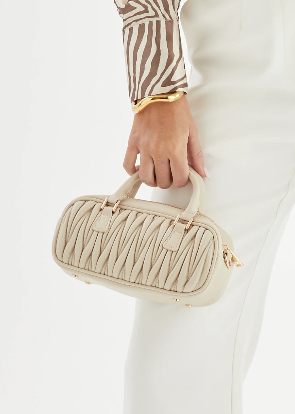Tilda Handle Bag - Oyster