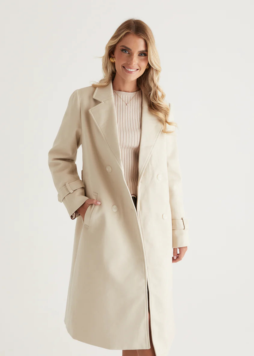Matilda Coat - Almond