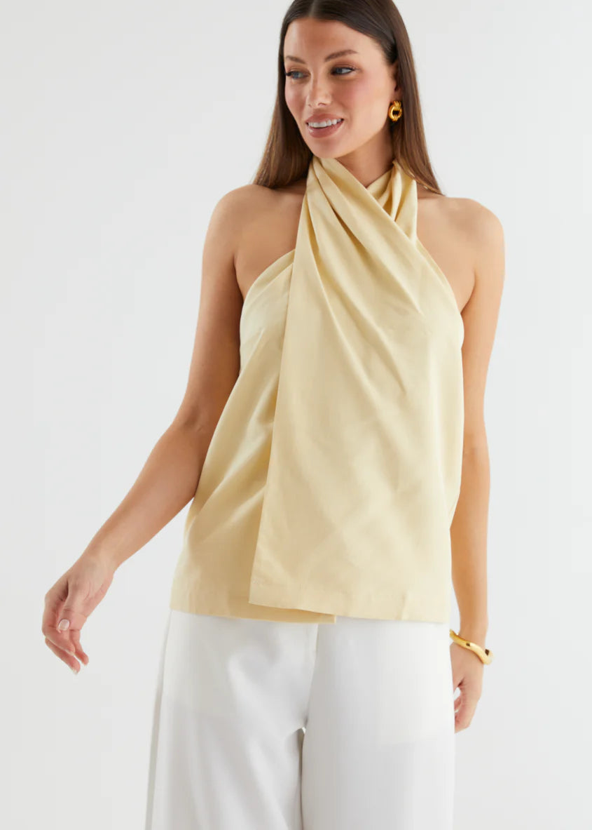 Otto Halter Top - Banana