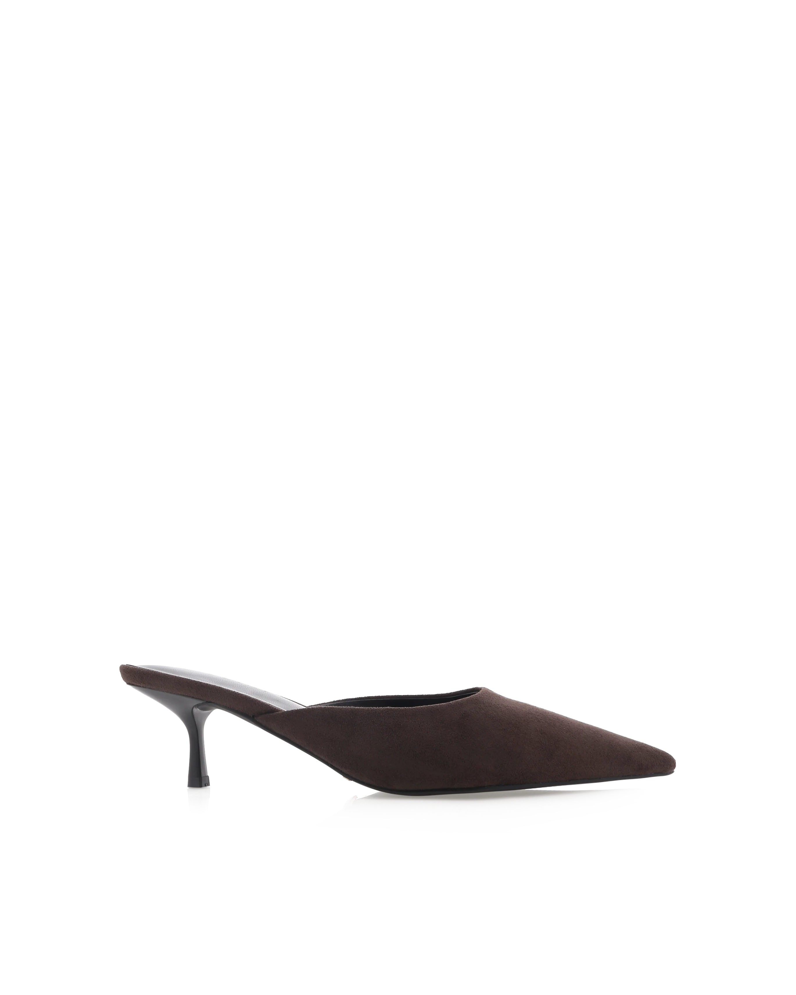 Wynonna Heels - Dark Cacao Suede