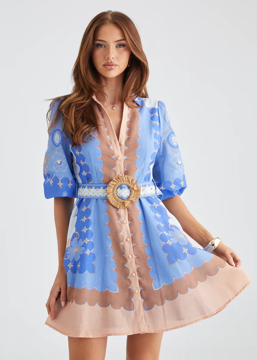 Angelica Dress - Blue Moon