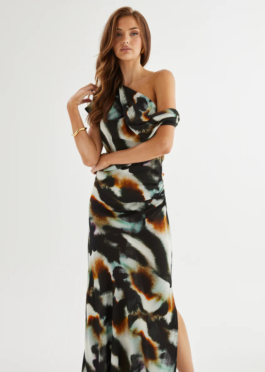 Ryda Drop Shoulder Midi Dress - Hesper