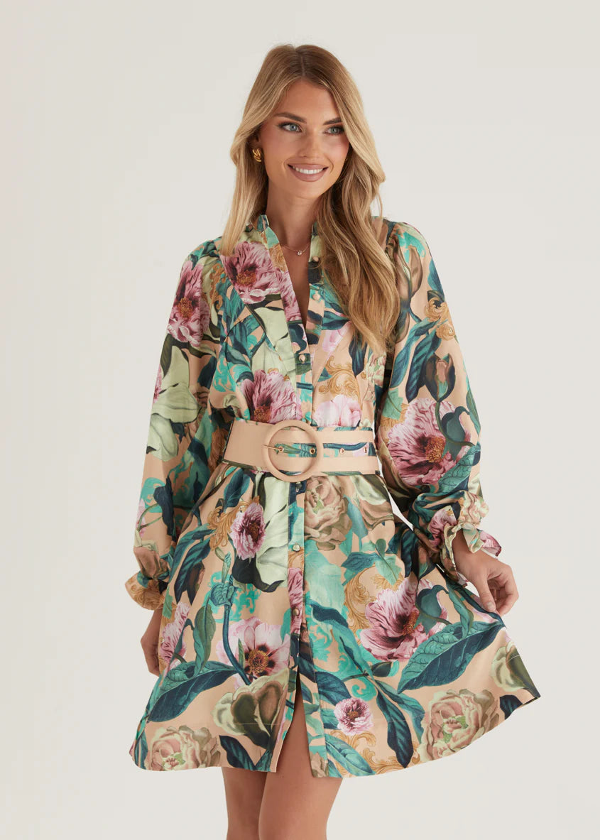 Angelina Dress - Mocha