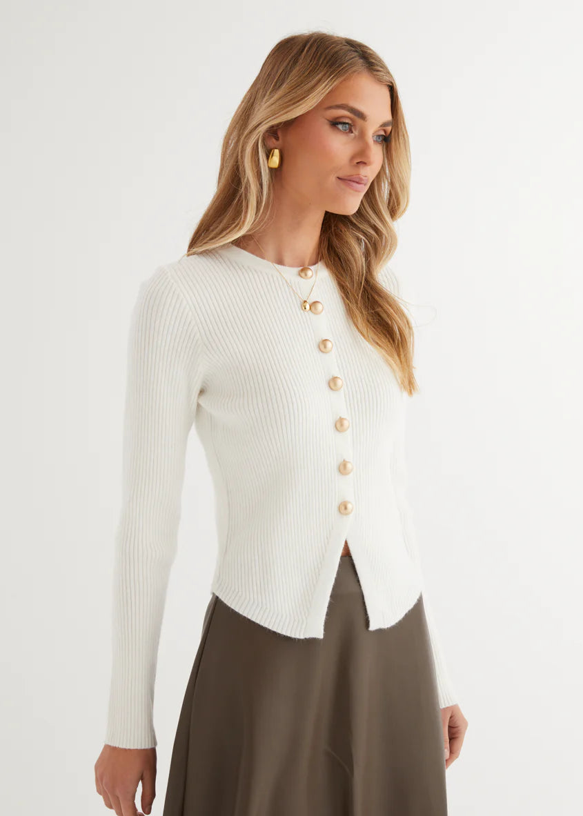 Sparrow Knit Top - Off White