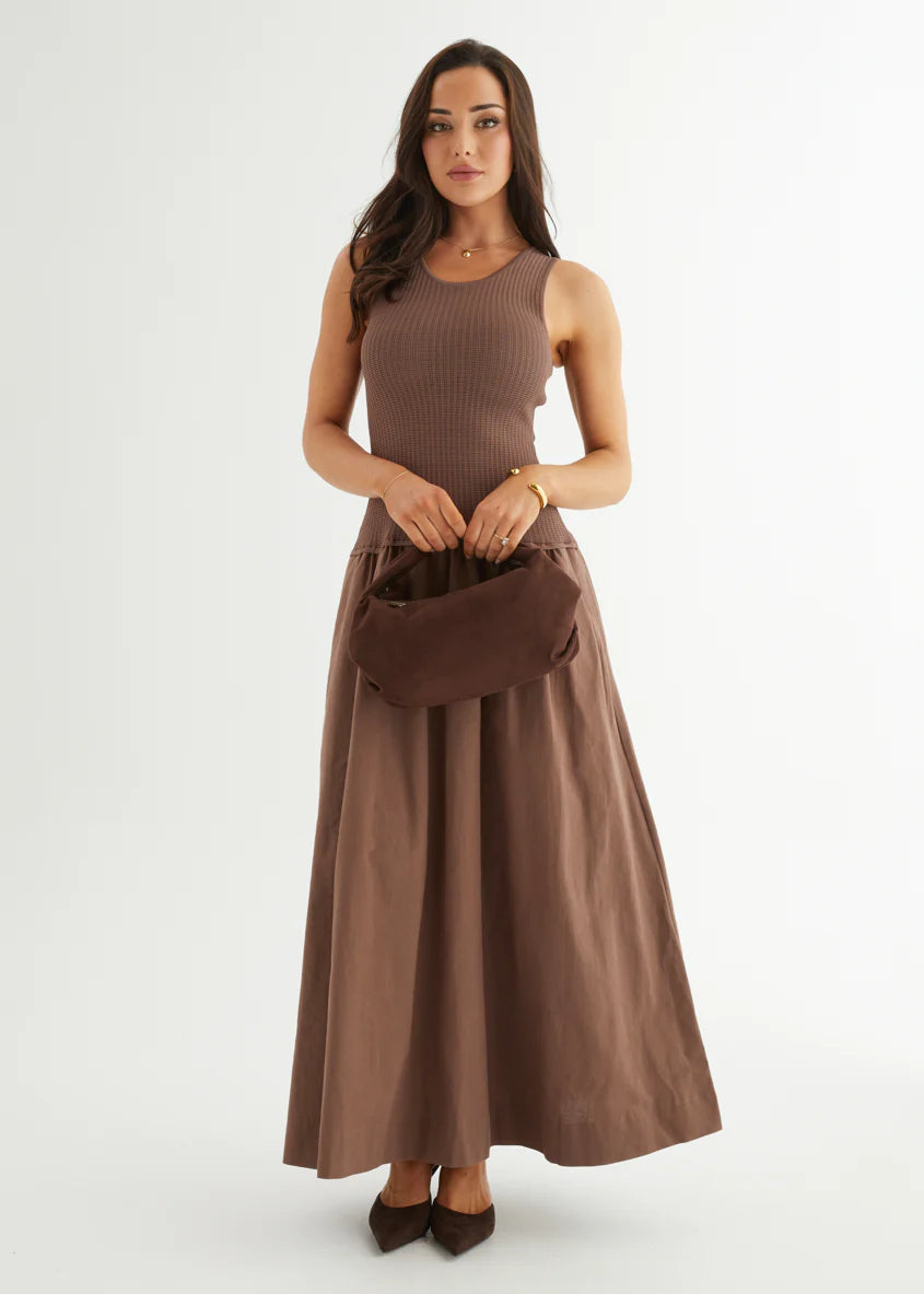 Martine Maxi Dress - Chocolate