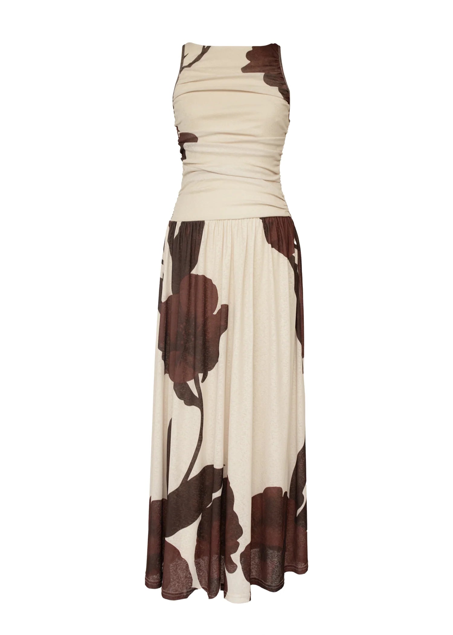 Faye Maxi Dress - Choc Flowers