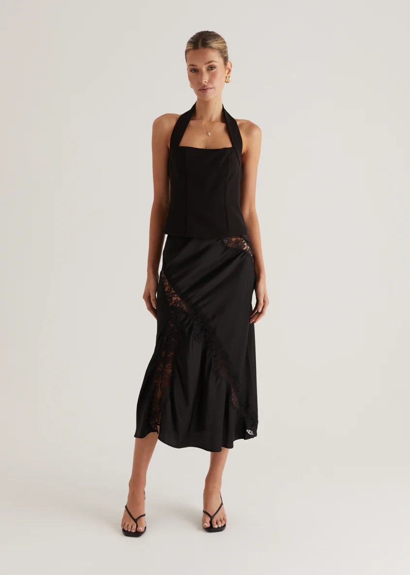 Nitro Halter Top - Black