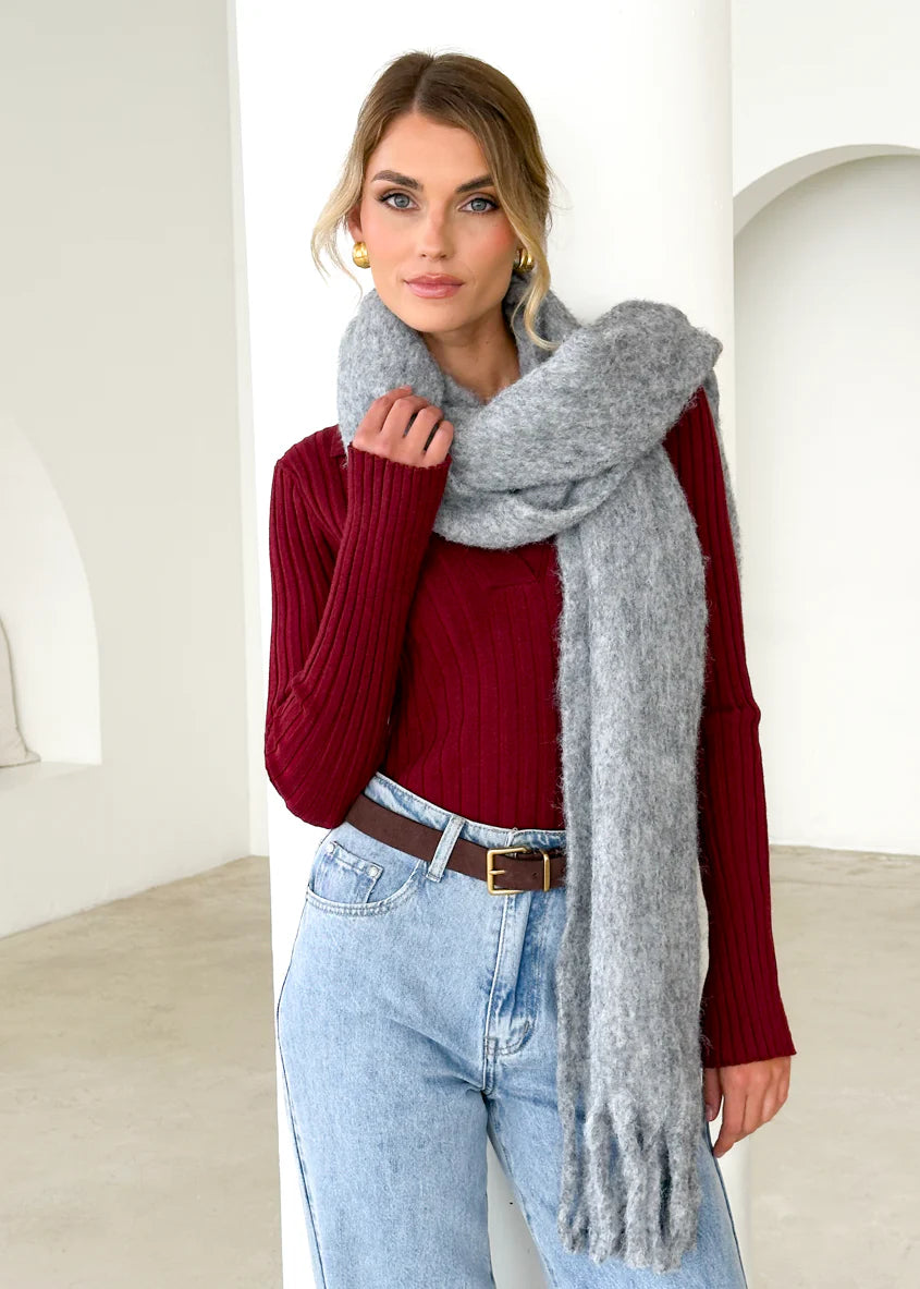 Charli Scarf - Grey
