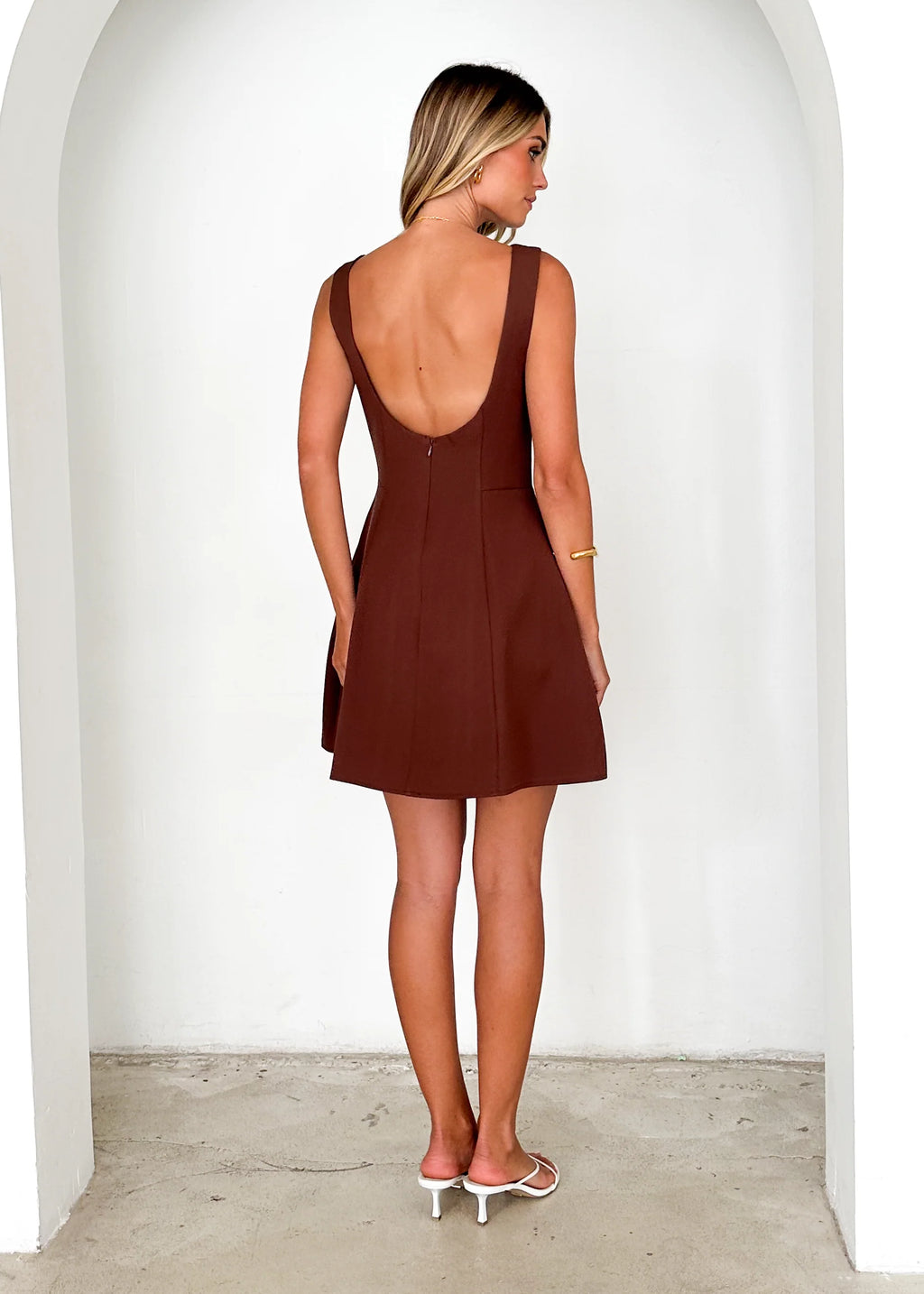 Clarissa Dress - Chocolate