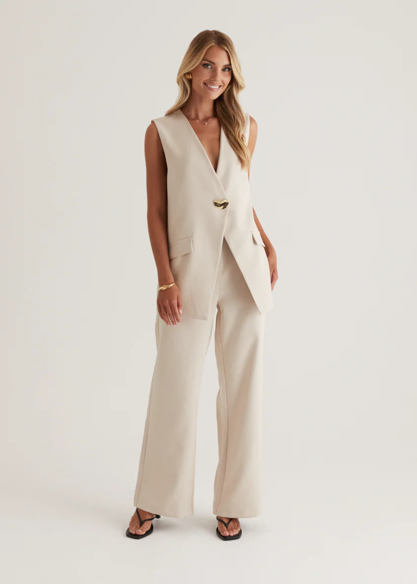 Chanelle Pants - Bone