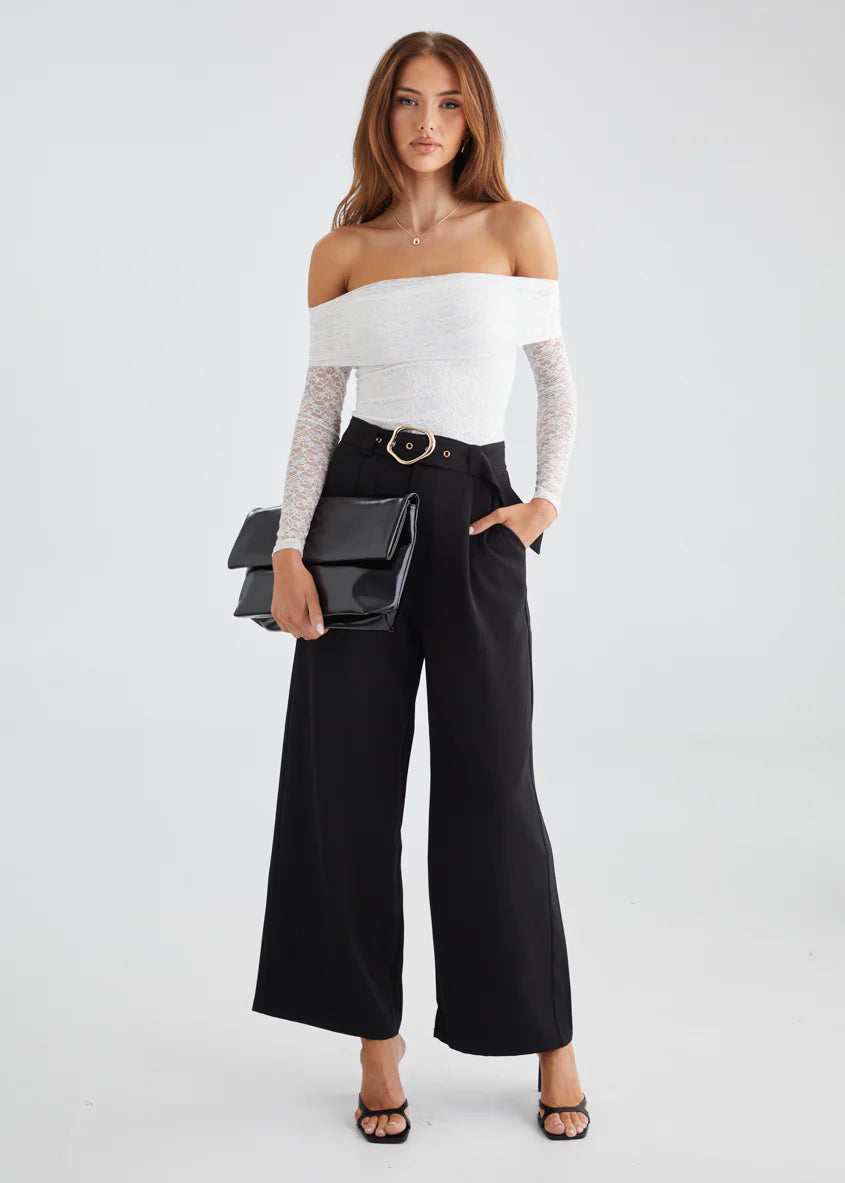 Rosa Lace Bodysuit - Off White