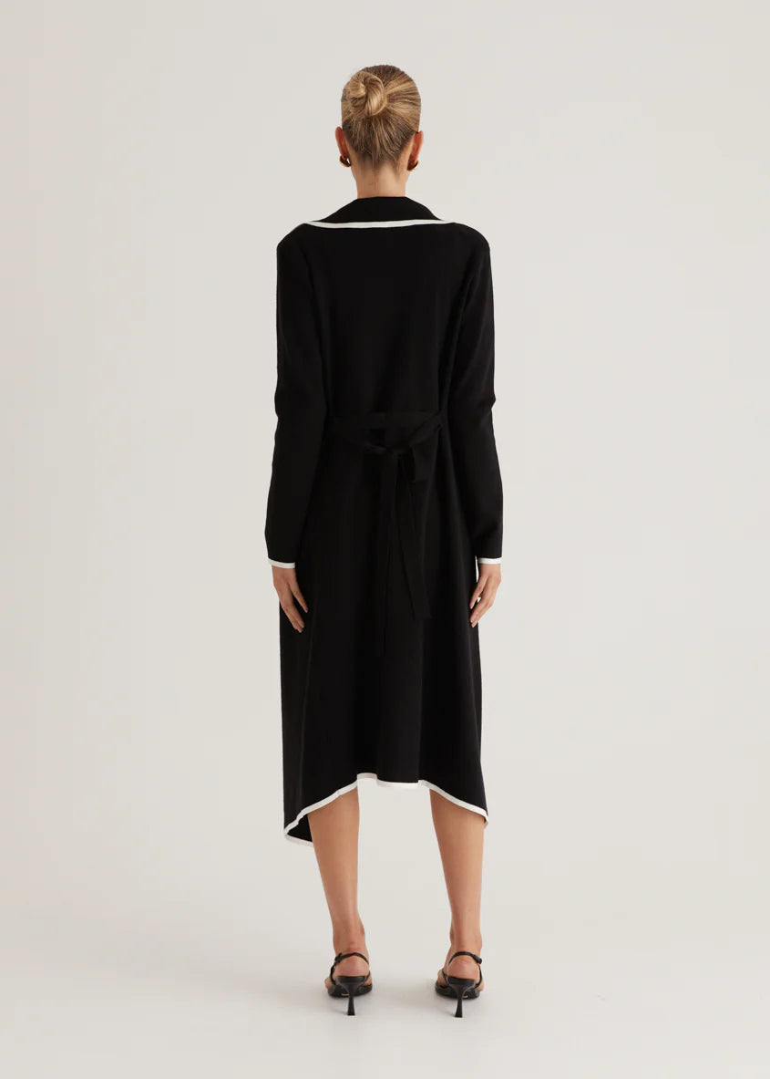 Portland Knit Coat - Black