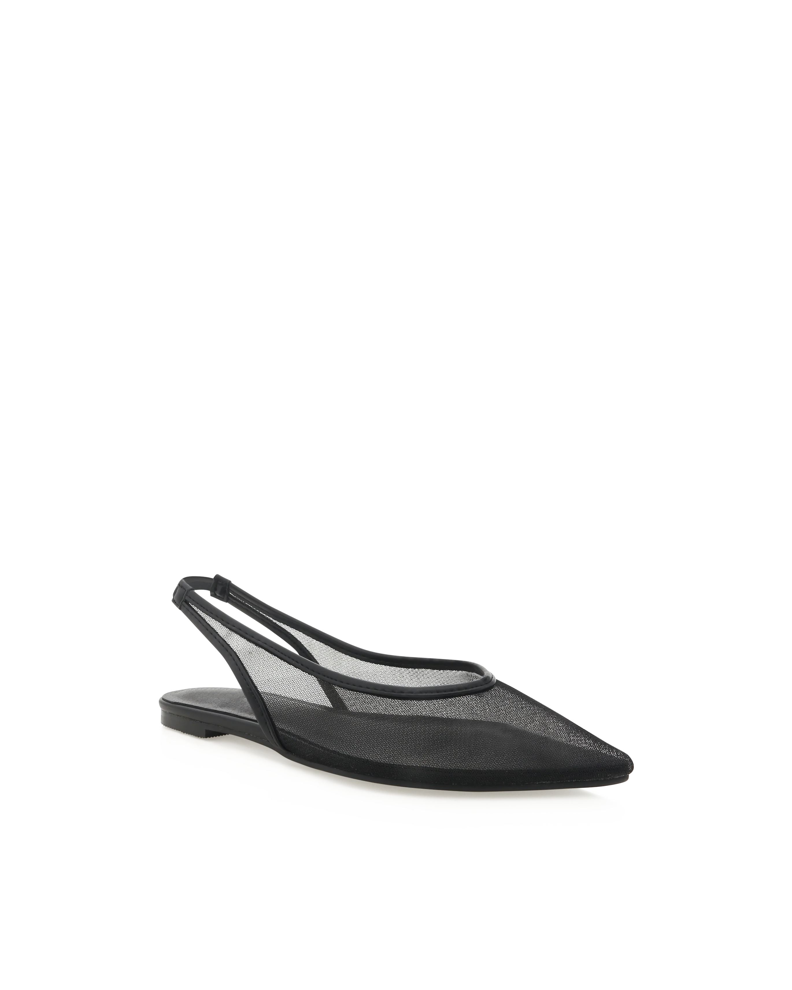 Margot Flats - Black Mesh