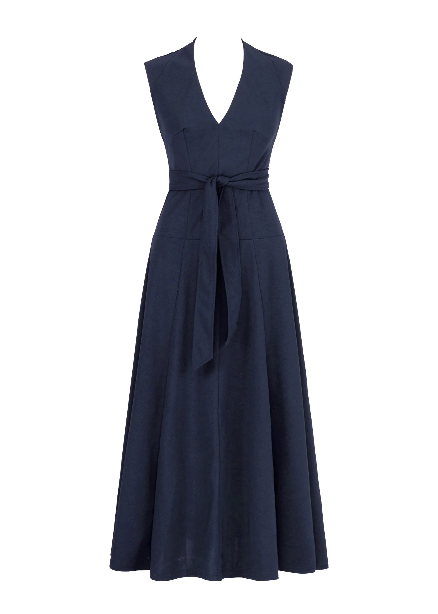 Manhattan Midi Dress - Navy