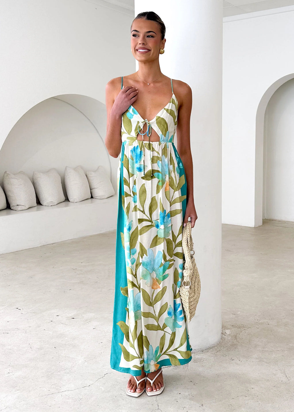 Nevada Maxi Dress - Himalayan Poppy