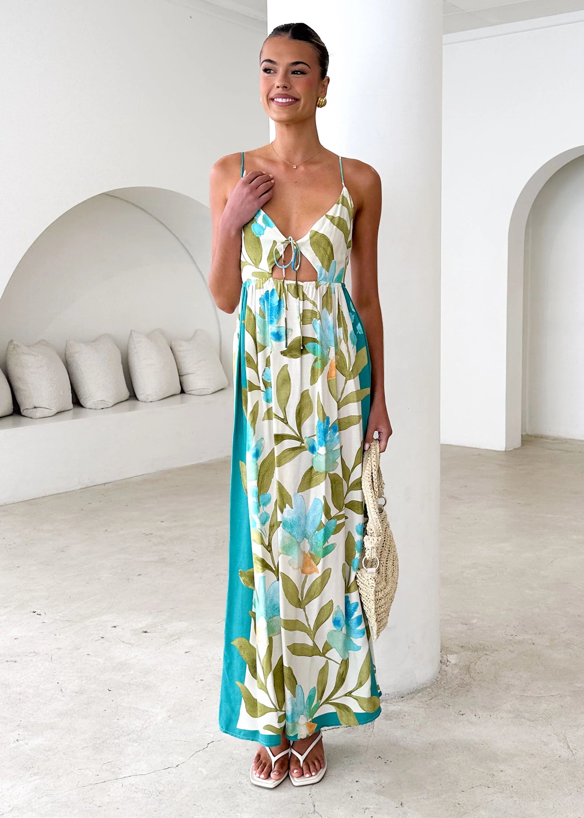 Nevada Maxi Dress - Himalayan Poppy