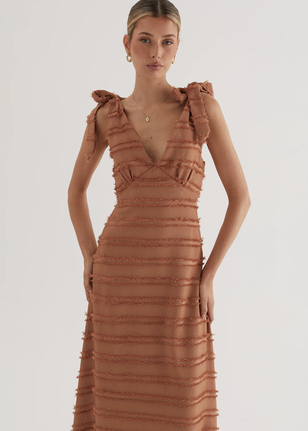 Bella Maxi Dress - Tan