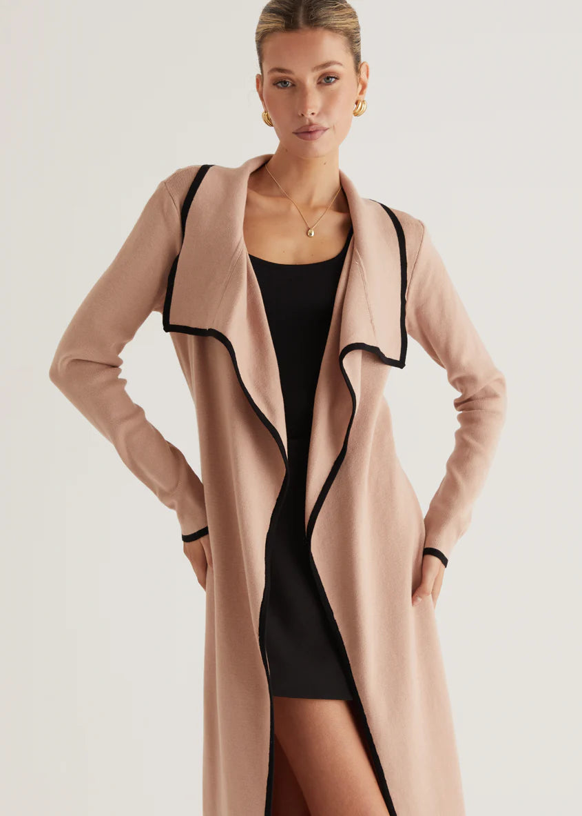 Portland Knit Coat - Camel