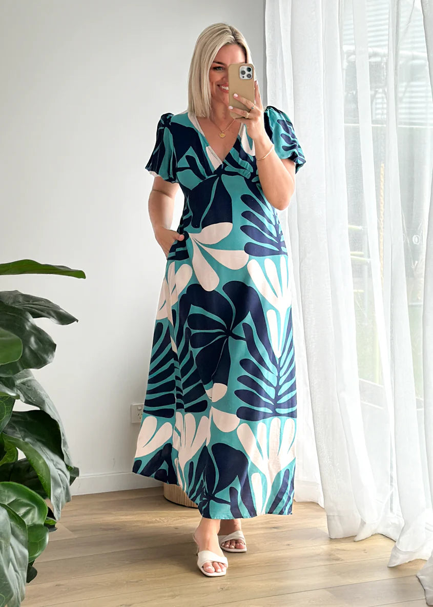 Tropez Maxi Dress - Mystic