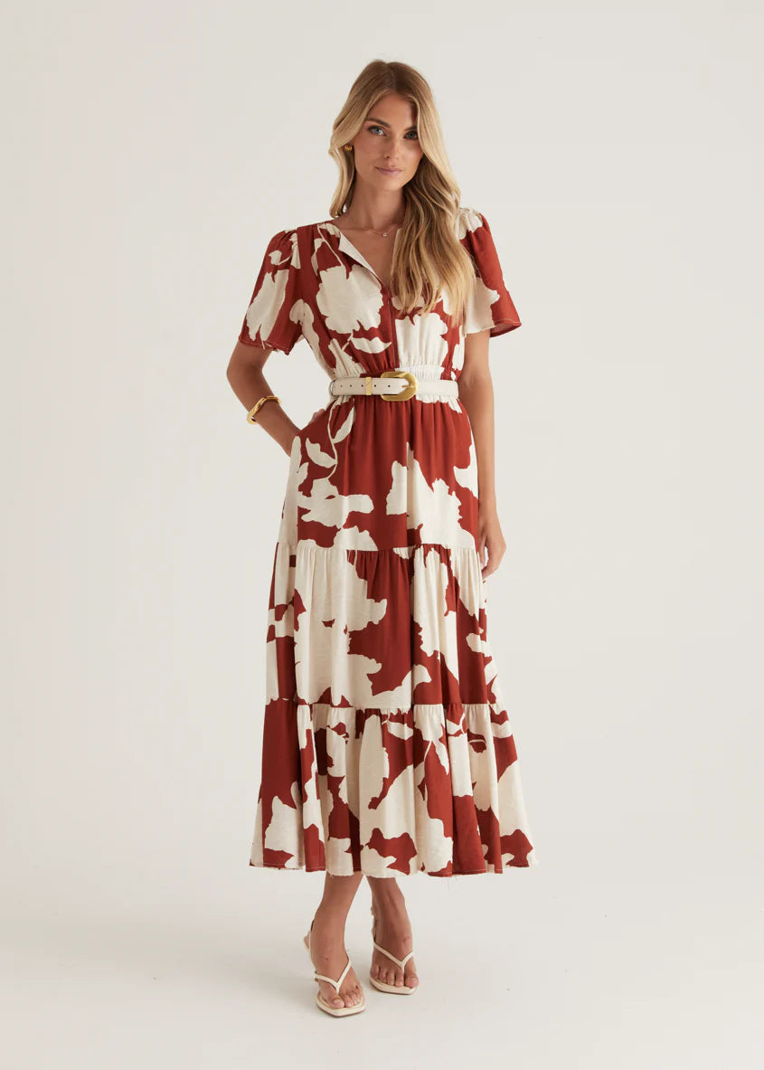 Katherine Maxi Dress - Auburn Floral