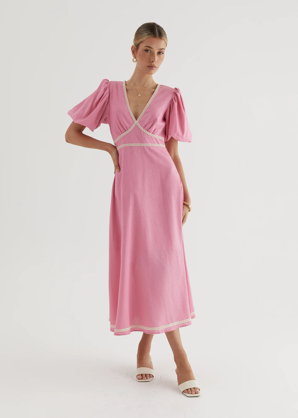Ellodie Maxi Dress - Pink