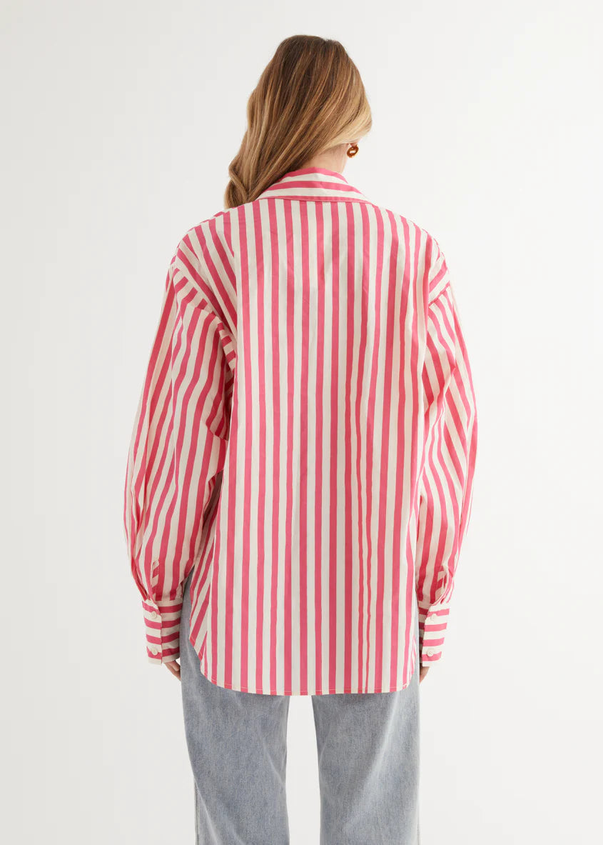 Lola Shirt - Pink Stripe
