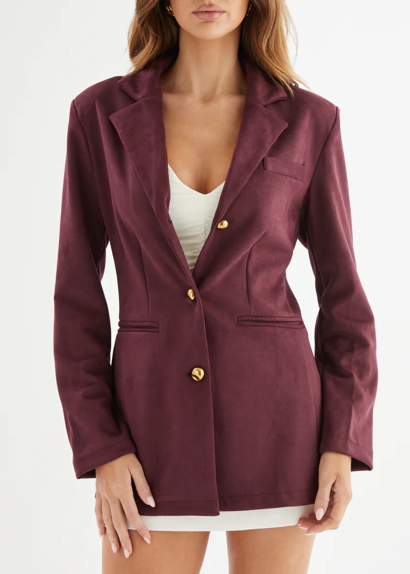 Milani Blazer - Plum