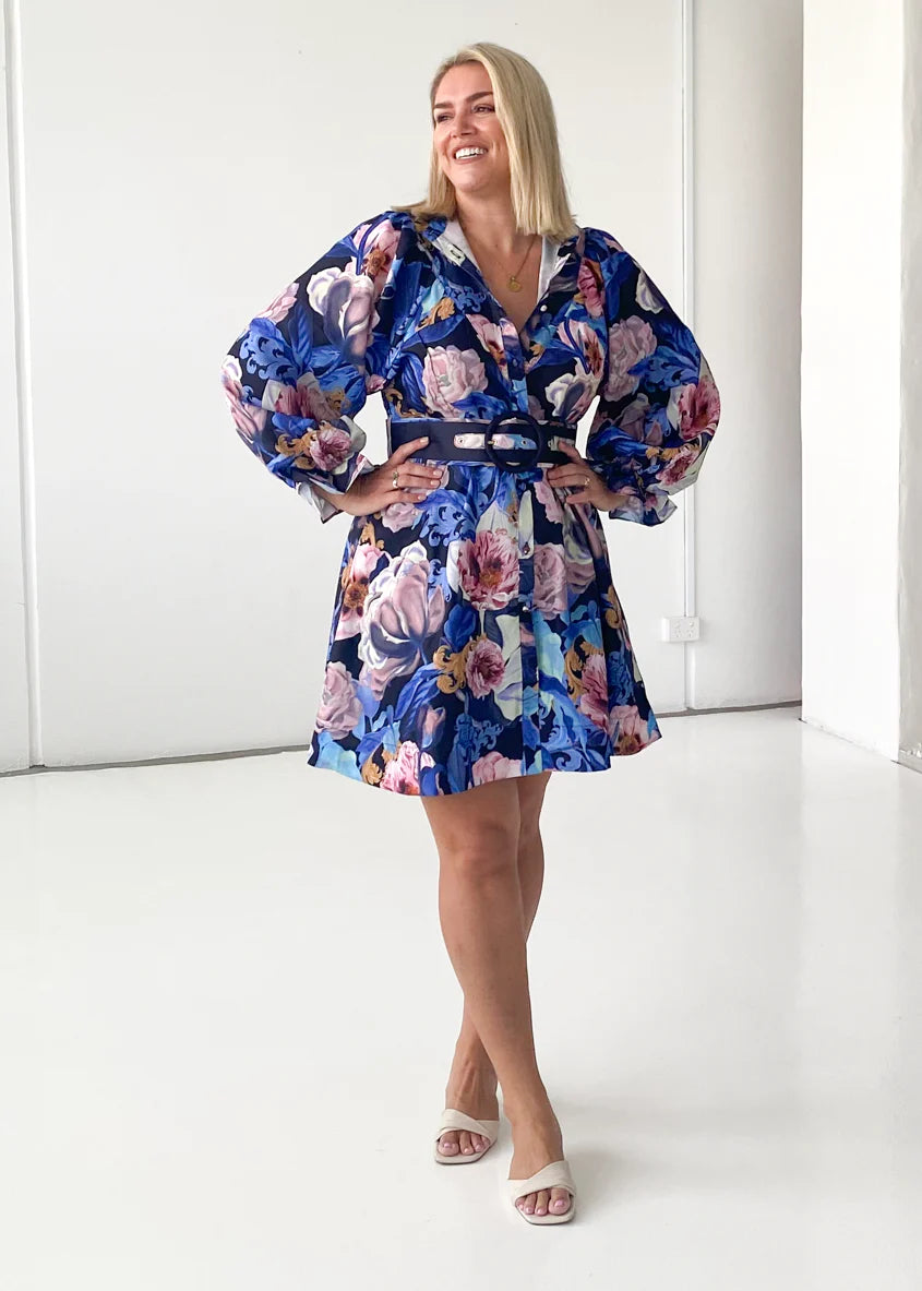 Angelina Dress - Azure