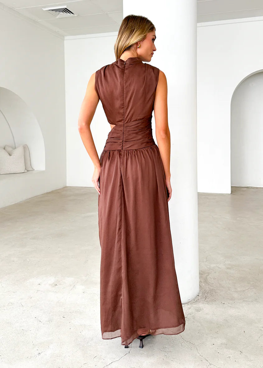 Everett Maxi Dress - Chocolate