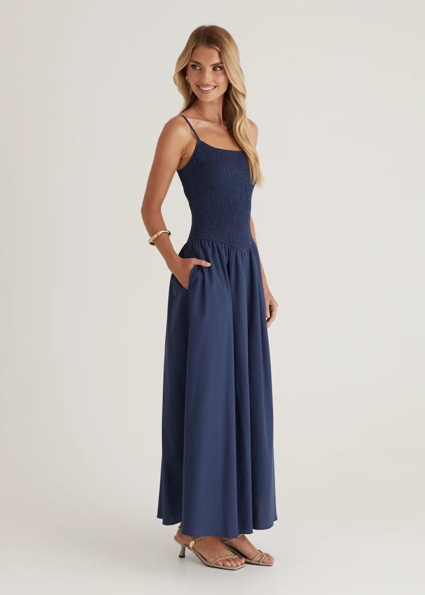 Skye Maxi Dress - Navy
