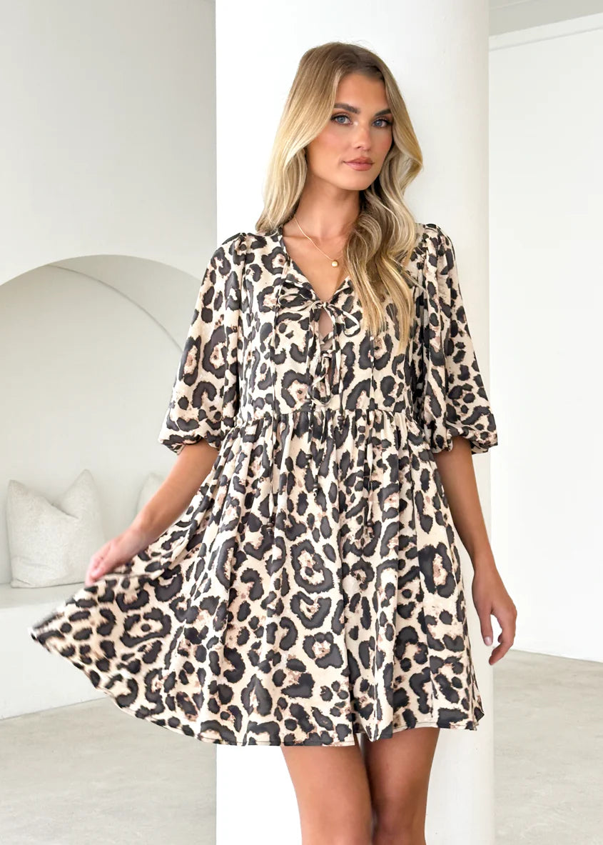 Marisol Dress - Leopard