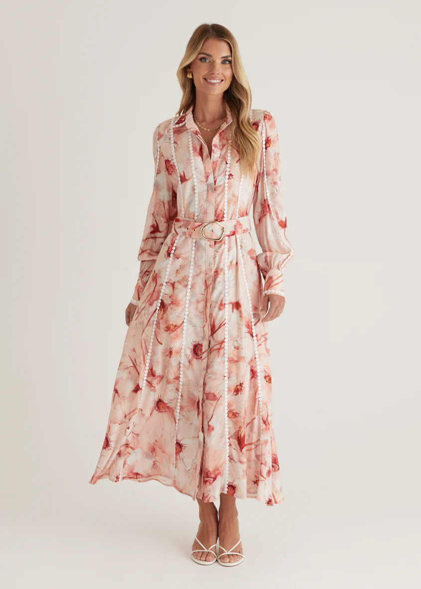 Starlet Maxi Dress - Blush Floral