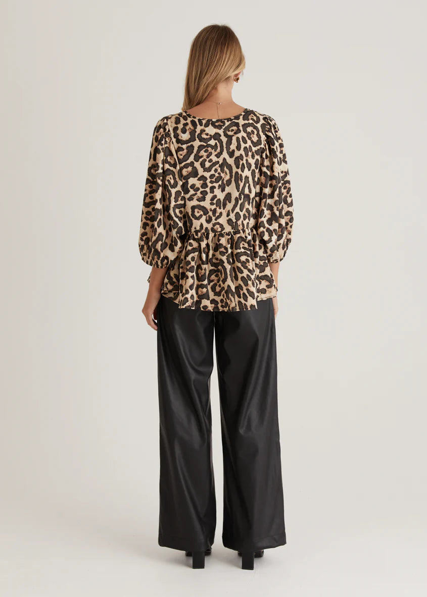 Rodeo Blouse - Leopard