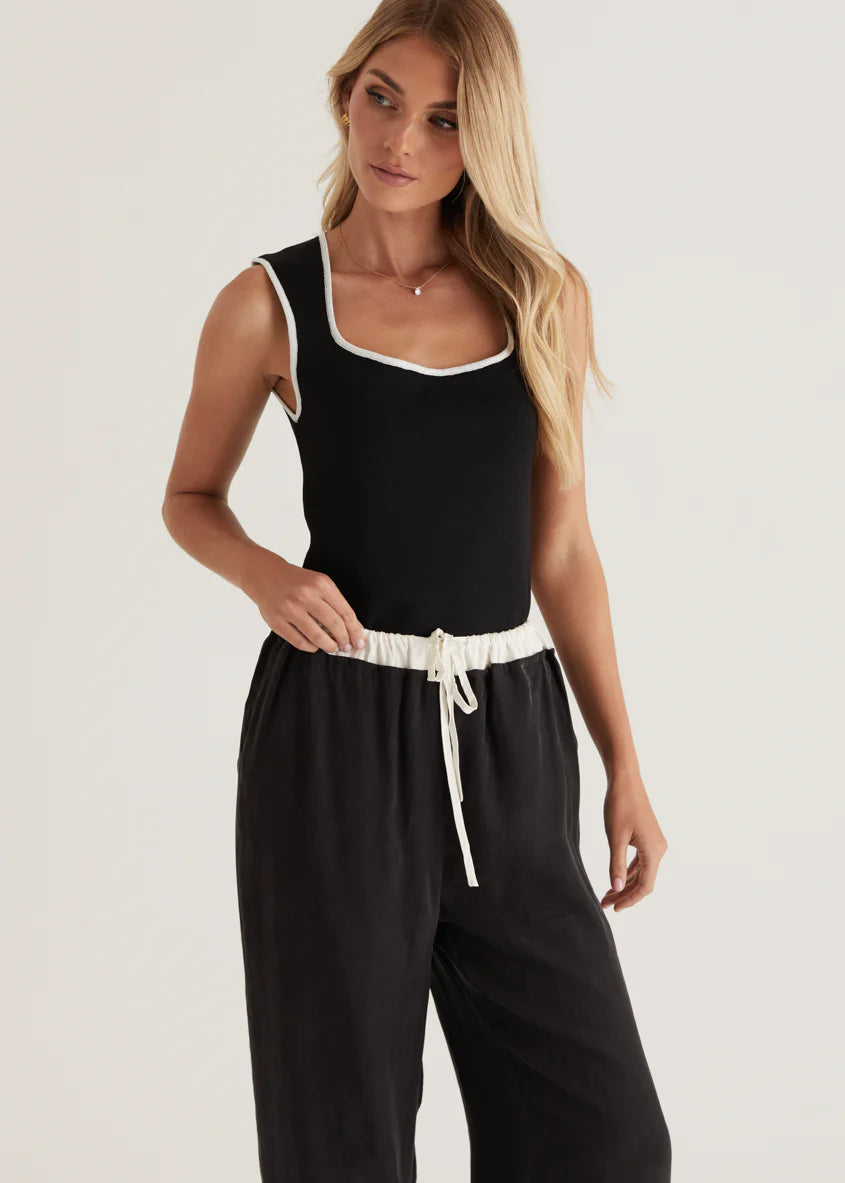 Alexis Cupro Pants - Black